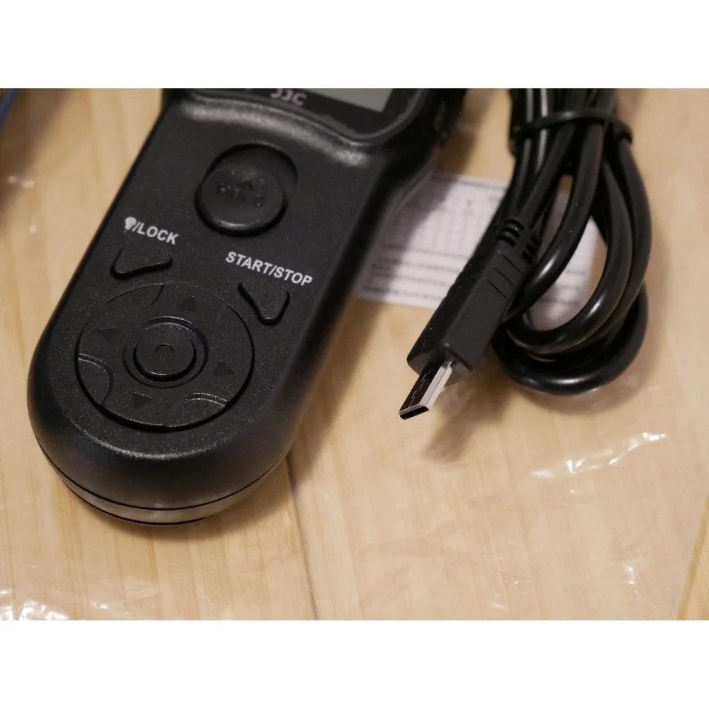 JJC Intervalometer Timer Remote Control Shutter Release Sony A6600 A7R A7S A6500